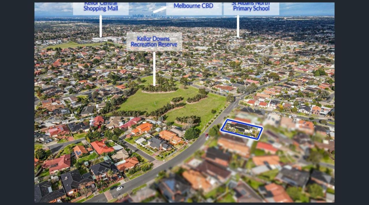 Апартаменты 12 Mins To Mel Airport-Good Wood House St Albans Экстерьер фото
